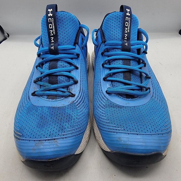 Under Armour Charged Mens 11.5 Blue Shoes Commit TR 3 Training Shoes 3023703-401 - Picture 2 of 12
